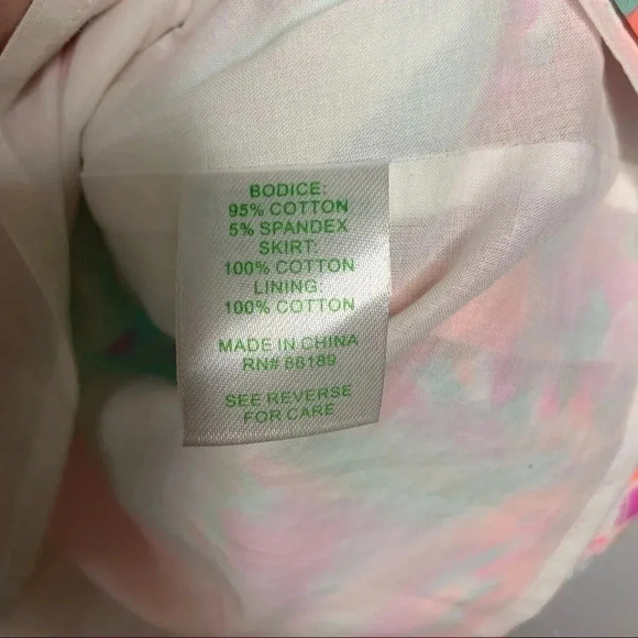 Lilly Pulitzer Fleur Crash Landing Strapless Dress Size XS - Picture 5 of 6